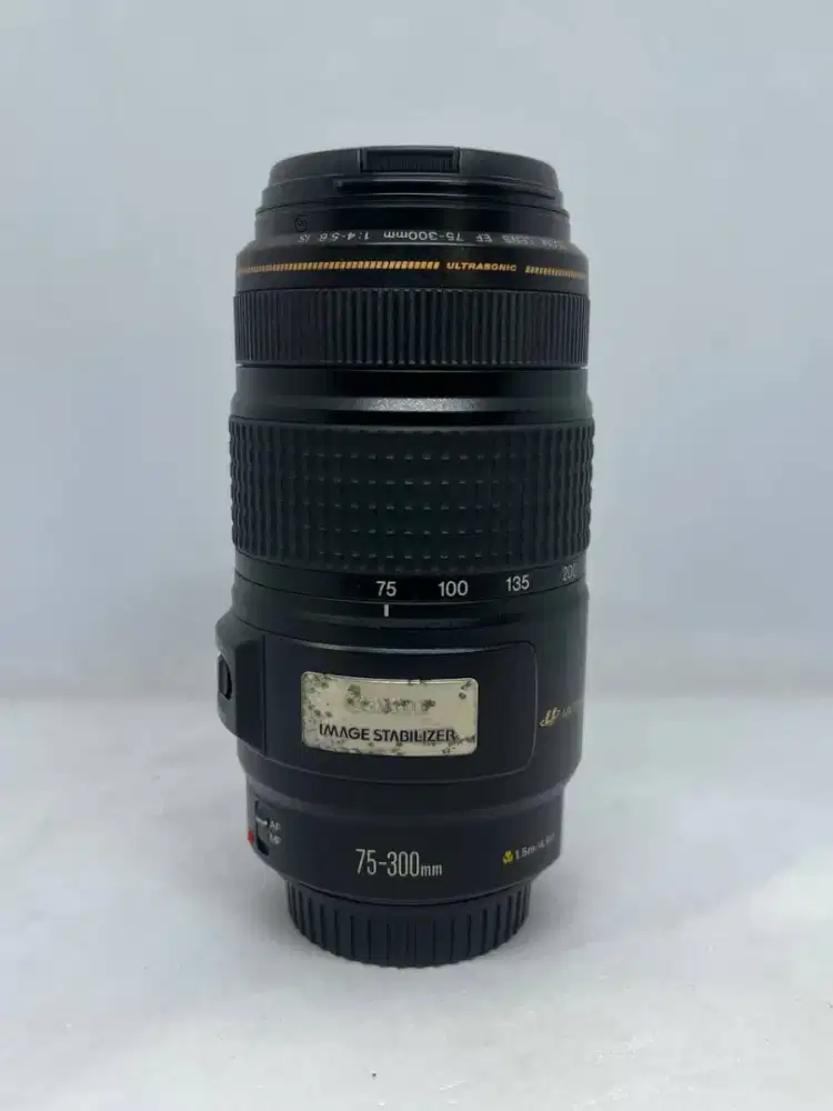 Lensa Canon 75-300mm f4-5.6 IS unit only no box