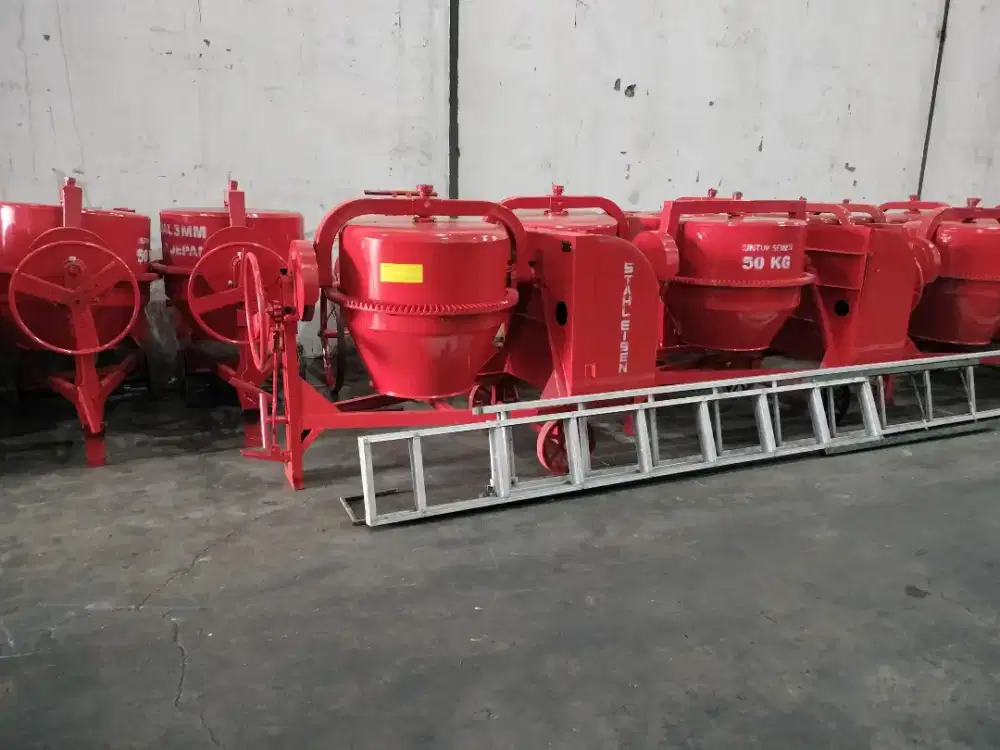 Molen 50kg stahleisen komplit mesin siap pakai