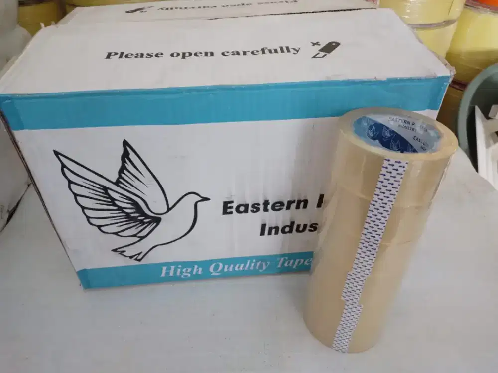 Lakban pigeon bening /coklat