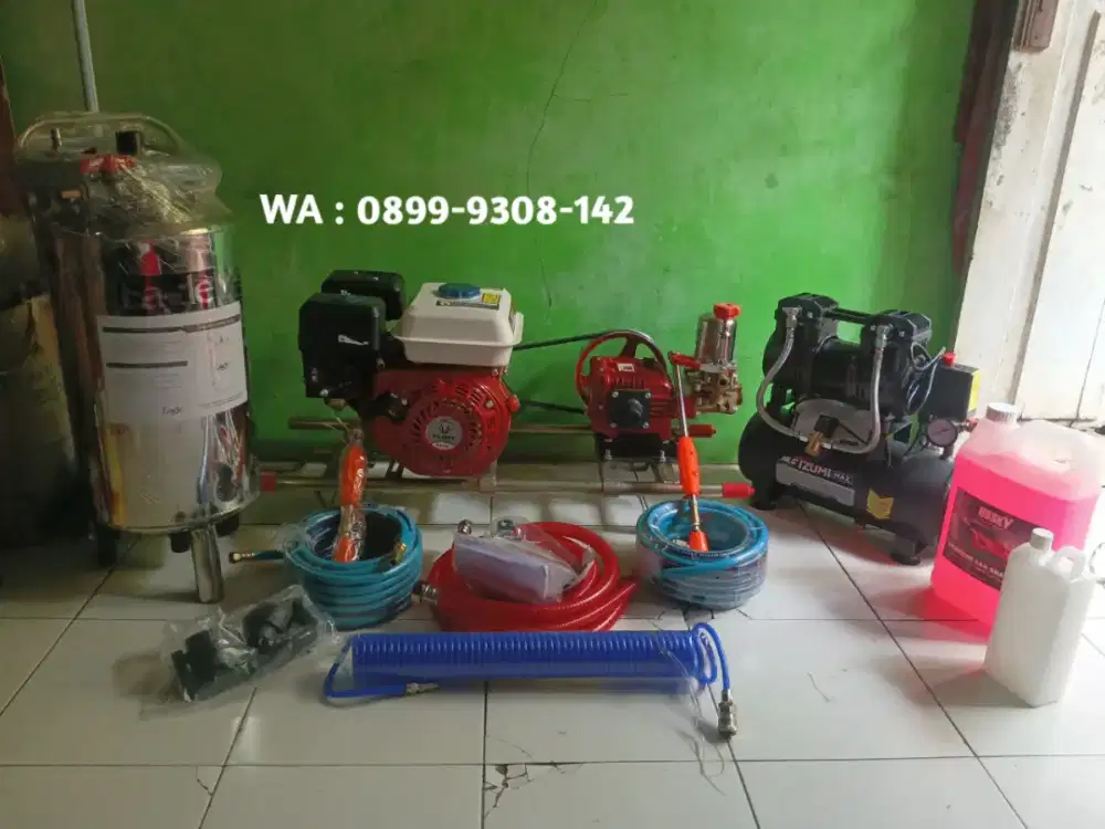 1 Set Perlengkapan Mesin Steam Salju Lengkap Siap Pakai Bisa COD