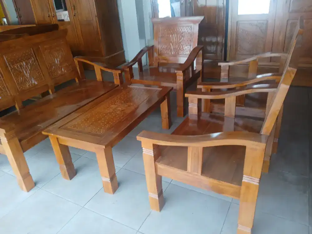 Kursi Tamu Minimalis jati