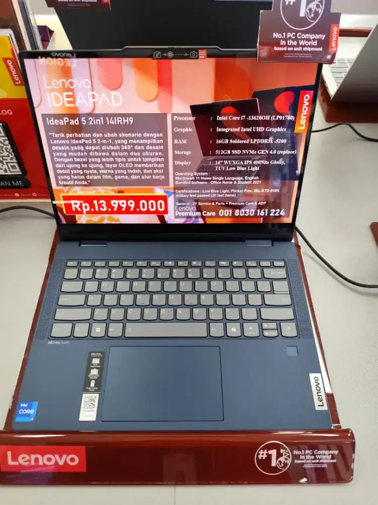 PROMO KREDIT LAPTOP LENOVO IDEAPAD 5 2IN1 CORE I7 GRATIS 1X CICILAN