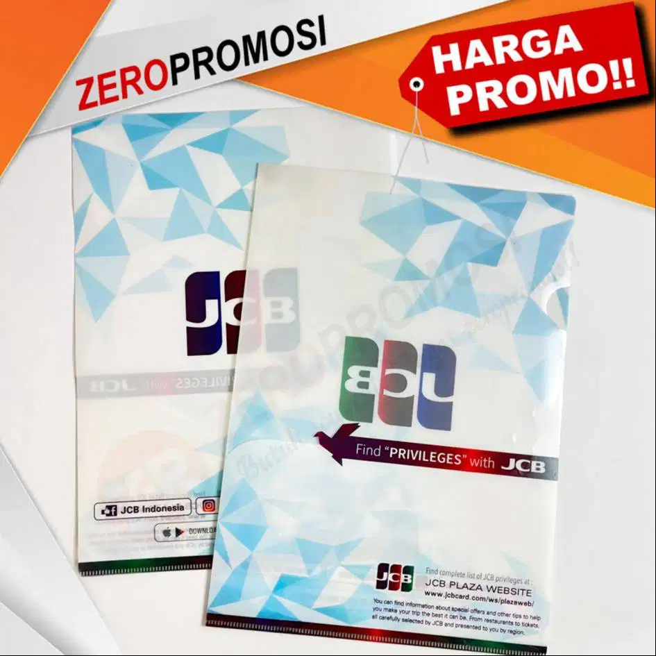 Map Plastik Model L Print Cetak Custom