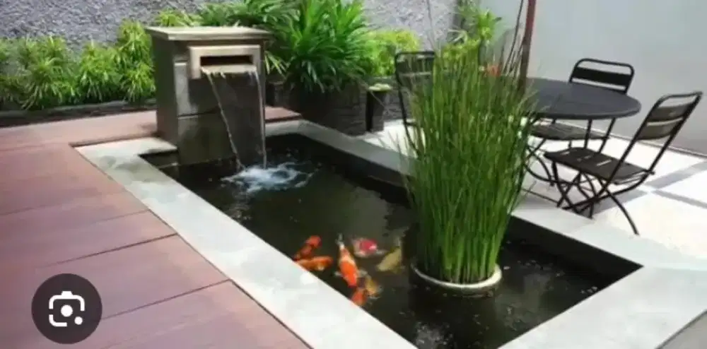 Kolam ikan koi indor outdoor
