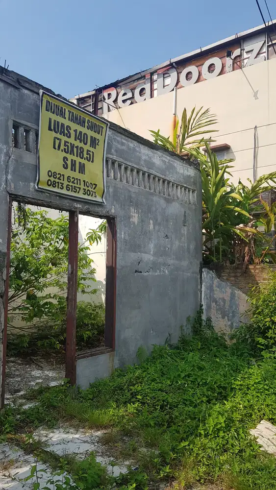 TANAH SUDUT AHM 140M2 PUSAT KOTA MEDAN