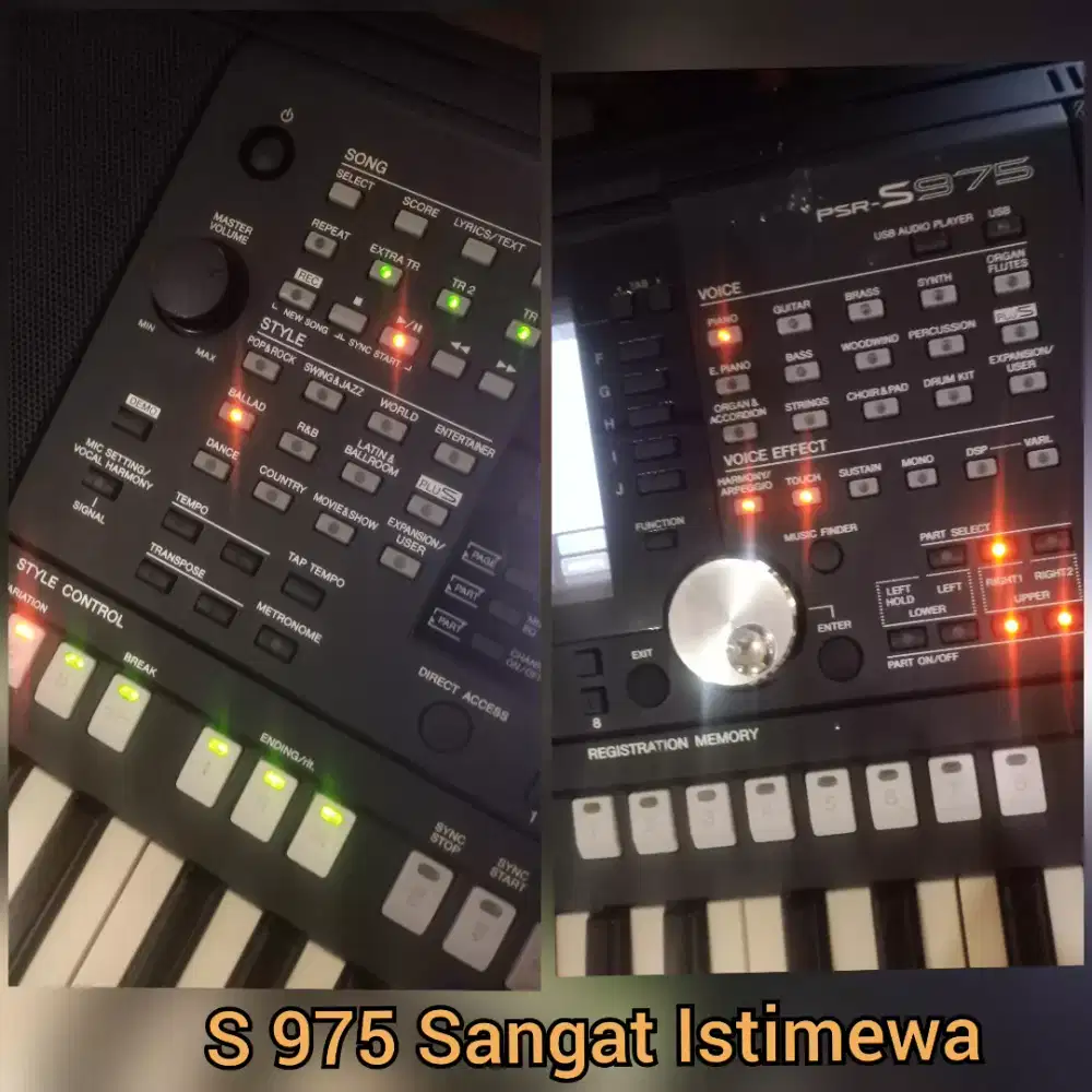 Keyboard Yamaha S975 mulus