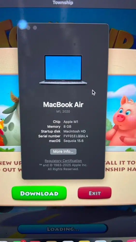 Macbook Air M1 2020 13inch