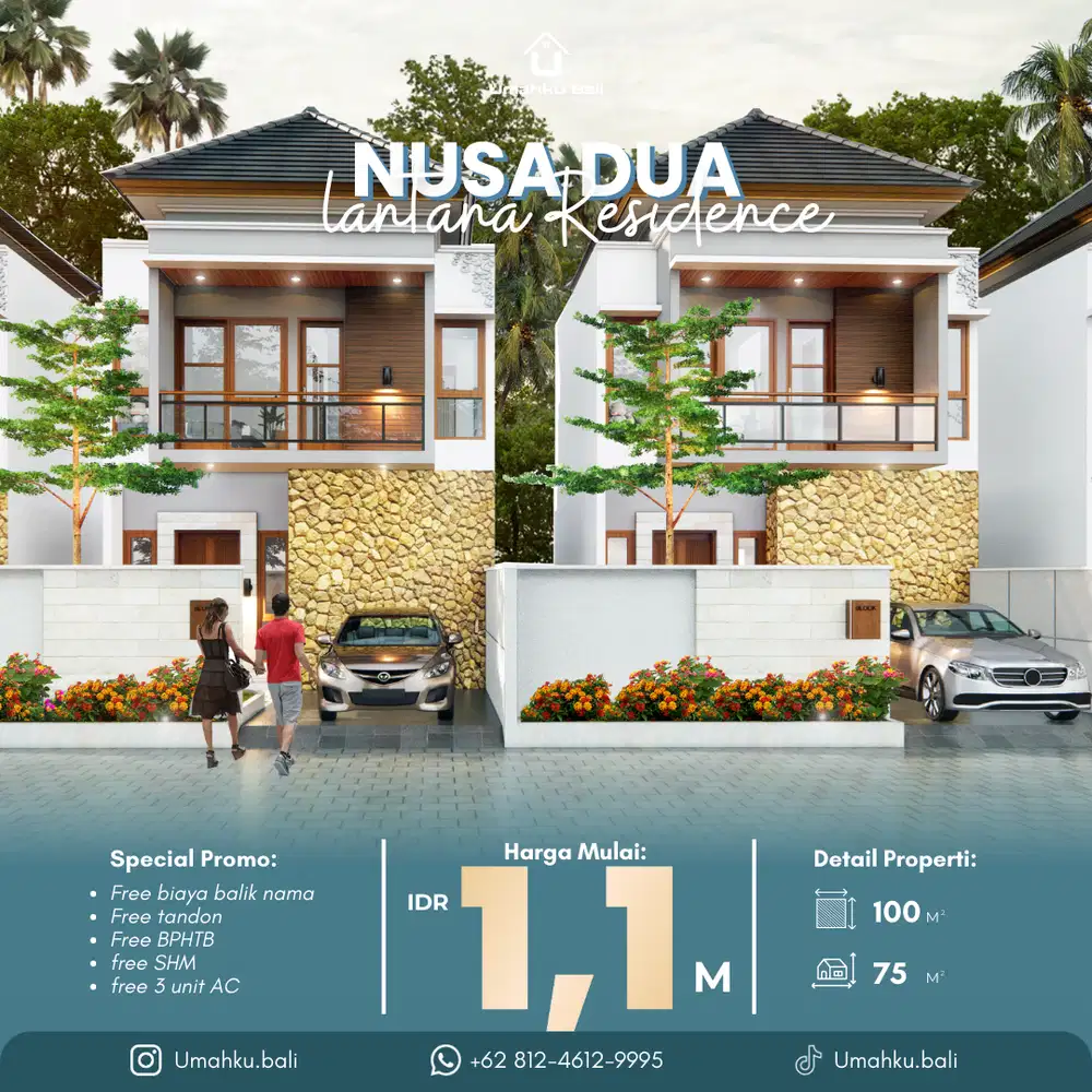 Dijual rumah di nusa dua