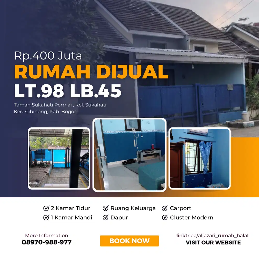 Dijual Rumah Termurah Taman Sukahati Permai
