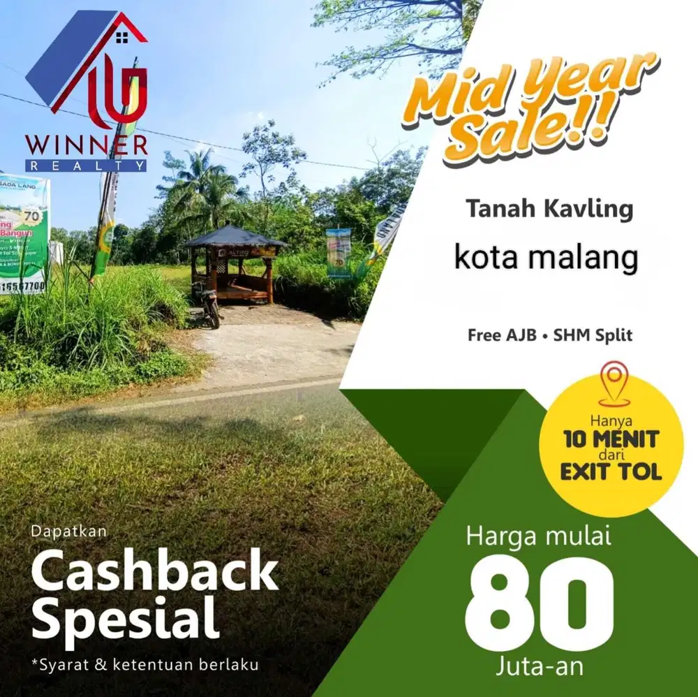 JUAL TANAH KAVLING DI CEMOROKANDANG MALANG