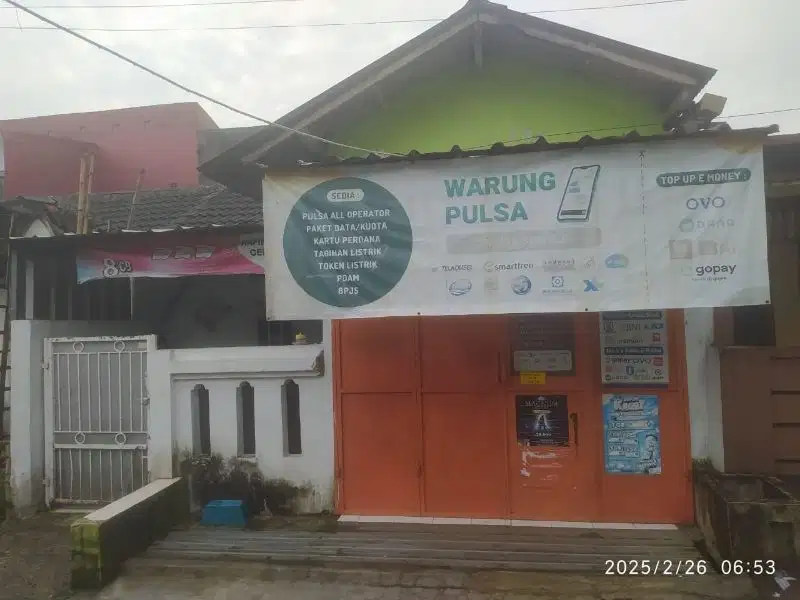 Dijual Cepat Rumah Dan Warung Ciomas Permai Bogor