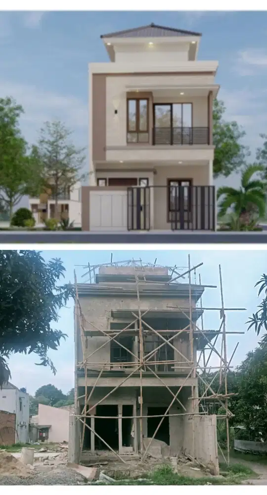 Rumah mewah 2 lt Hook di jln utama perumahan Citra Raya Tangerang r