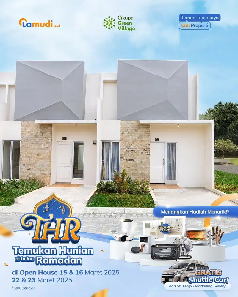 Rumah murah fasilitas lengkap serasa villa