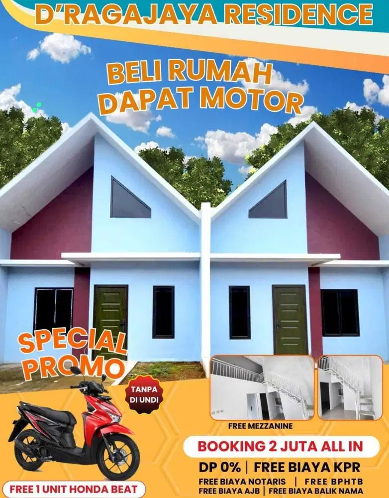 Rumah Scandinavian plus Magazine Ready Stok Tanpa DP