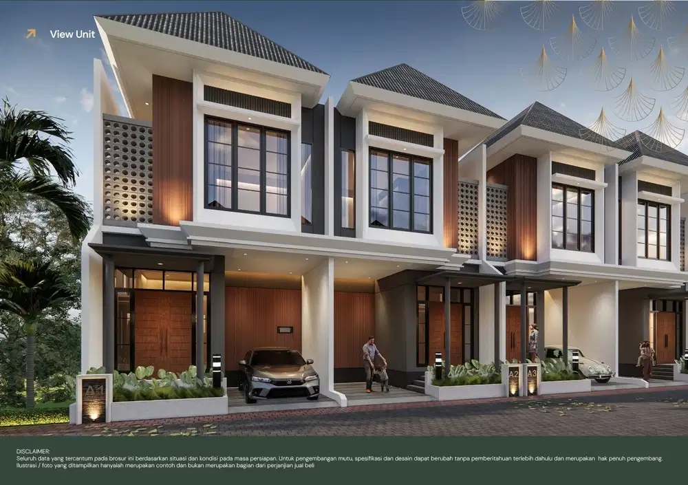 Rumah Villa Baru Lumi Haus Siap Huni Jalan Aluminium I Krakatau Ujung