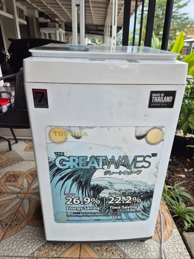 Mesin Cuci Toshiba Otomatis - Kapasitas 7kg