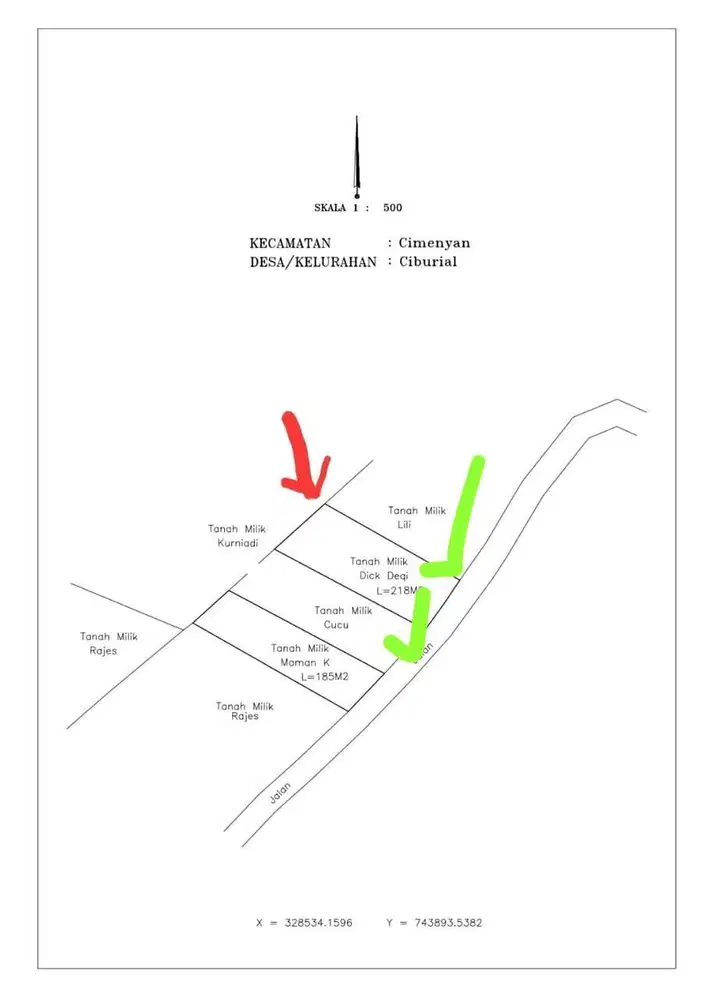 Dijual Tanah Kavling siap bangun di DAGO PAKAR UTARA diatas TAHURA