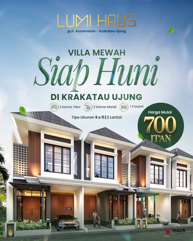 Rumah Baru Komplek Lumi Haus Daerah Yos Sudarso Krakatau Ujung