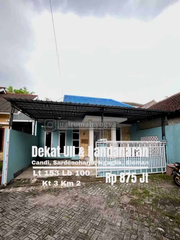 Rumah murah turun jadi 795 juta dekat kampus UII Jakal km 14