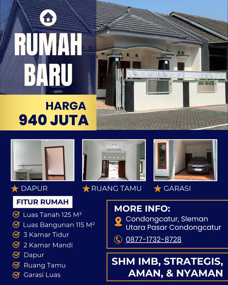 DIJUAL RUMAH BAGUS BARU