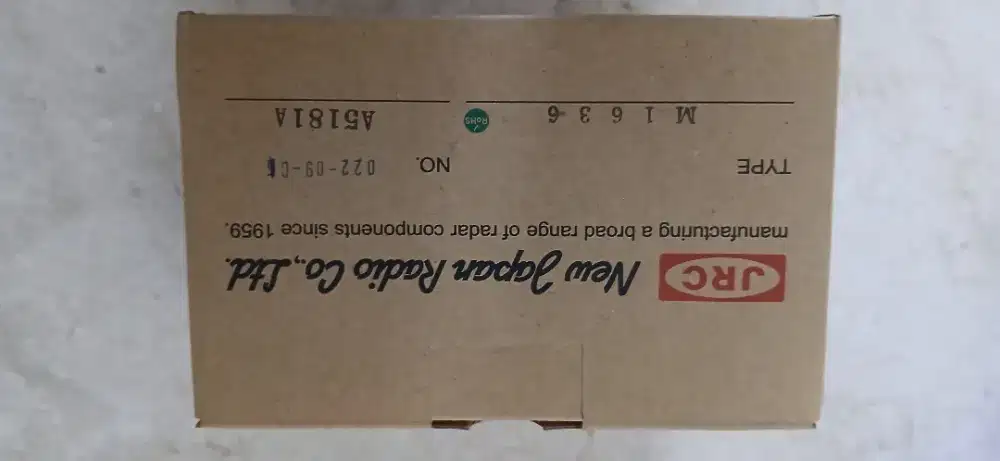 Magnetron JRC M1636  All Use For Radar X-Band 25 KW