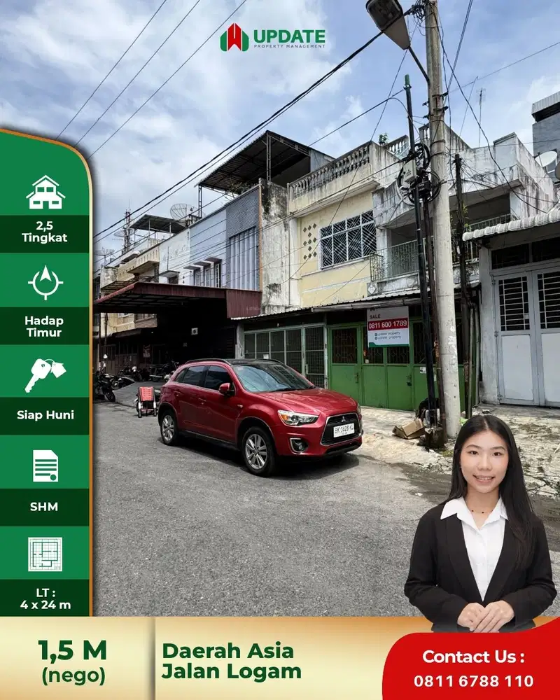 Rumah Daerah Asia Jalan Logam