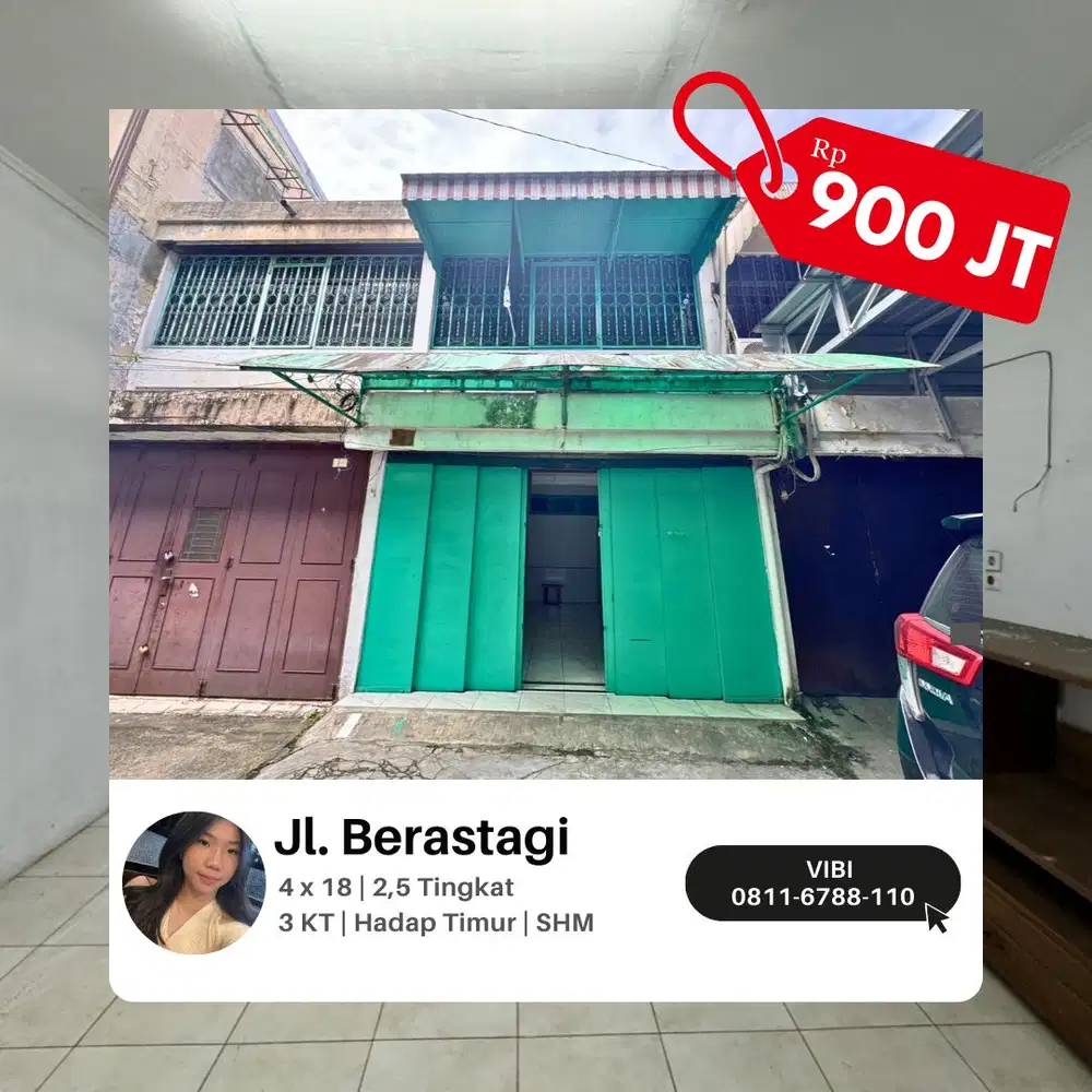 Jalan Berastagi daerah HM Yamin - Thamrin