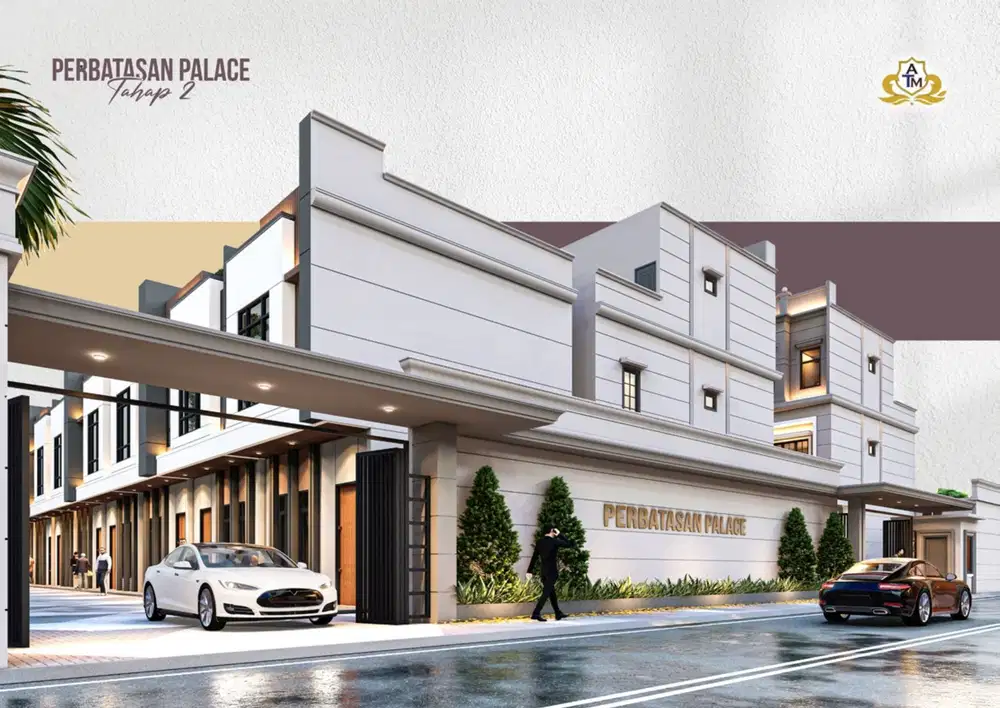 RUMAH Villa Baru Komplek Perbatasan Palace Daerah Krakatau Medan