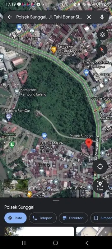 DIJUAL TANAH DI DALAM KOTA DAERAH MEDAN SUNGGAL  LOKASI STRATEGIS