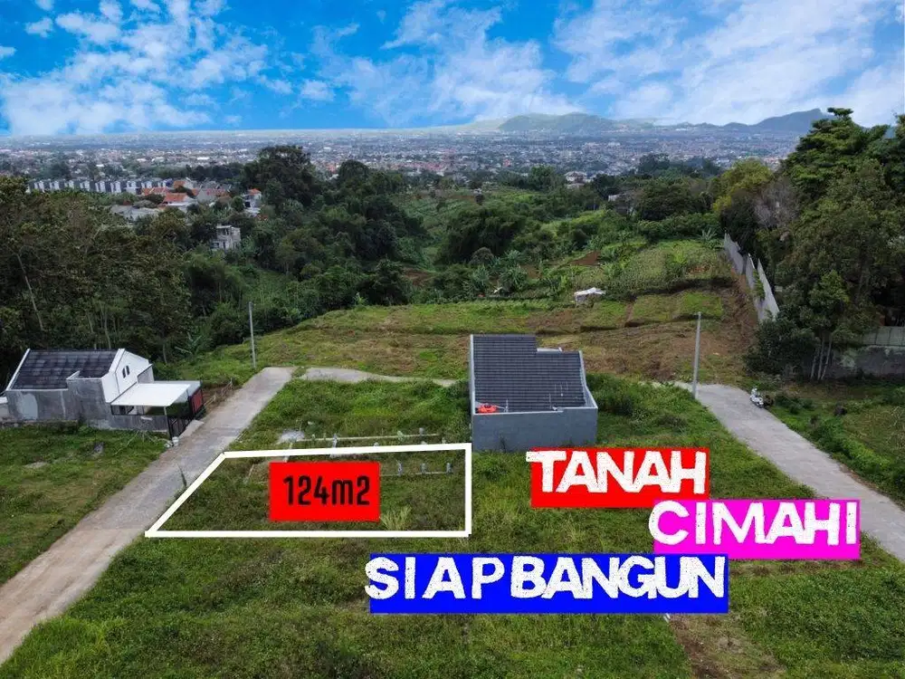TANAH SIAP BANGUN DI CIMAHI UTARA DEKAT KE ALUN-ALUN