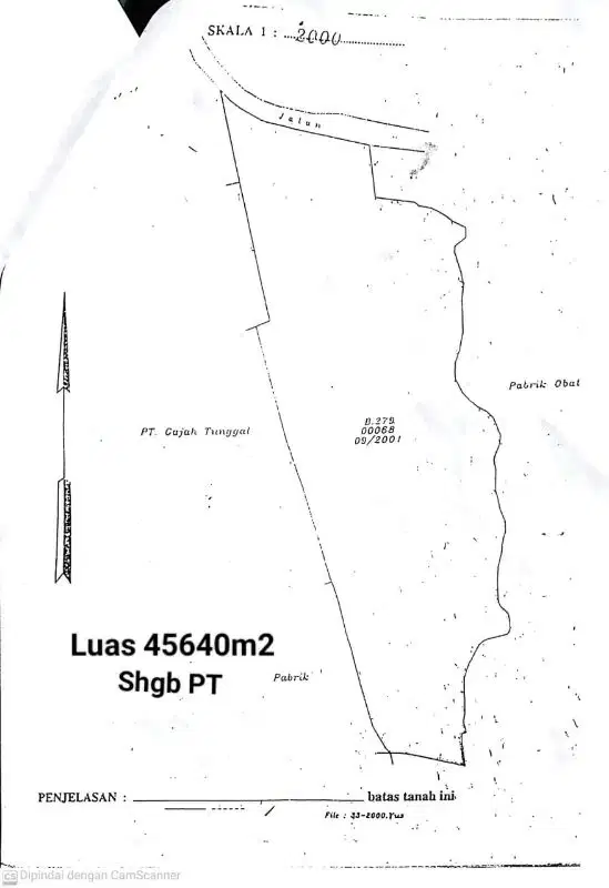 Tanah dijalan utama Jatiuwung