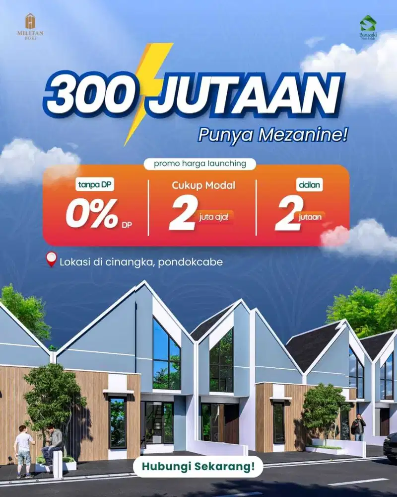 Di jual rumah BNI di cinangka sawangan depok