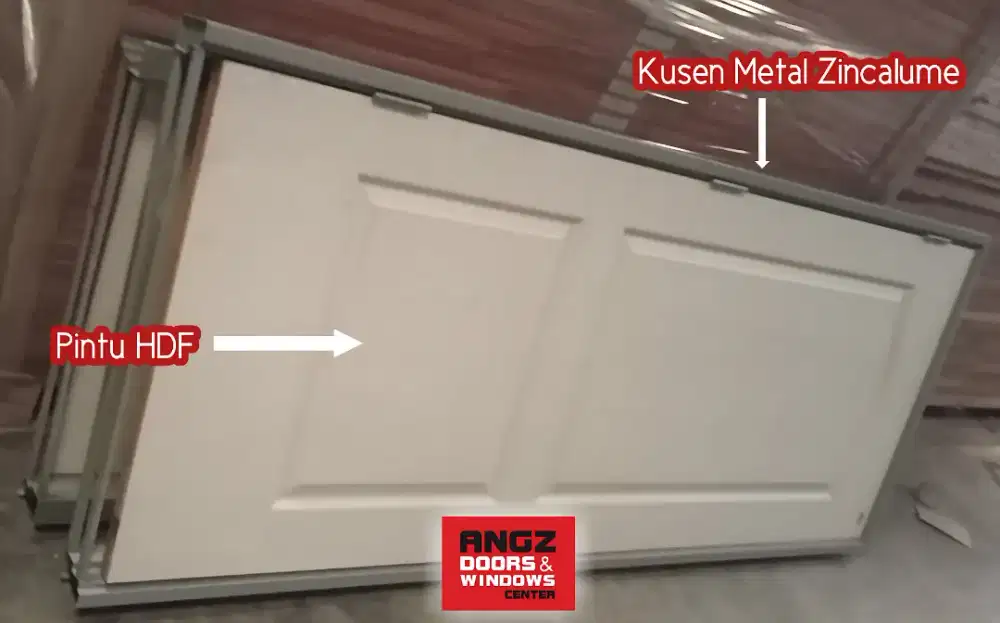 Pintu Angzdoor HDF Prehung + Kusen Zincalume | Garansi 1 Tahun