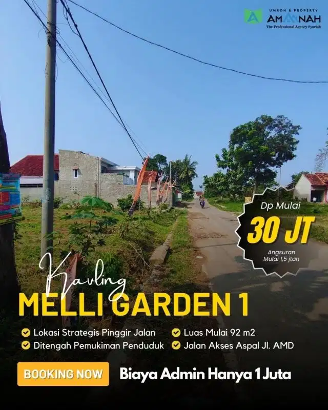 Tanah kavling strategis di Kotamadya Bandar Lampung