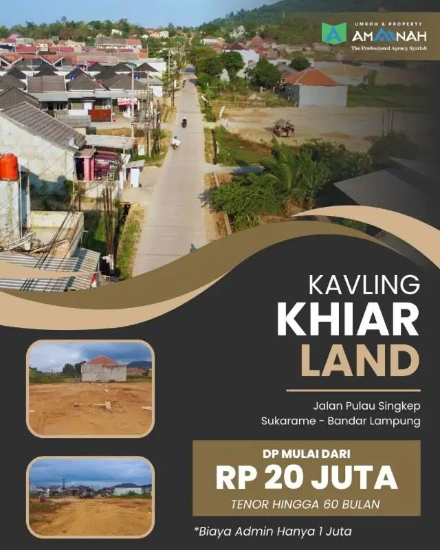 Kavling Strategis pinggir jalan utama di Pulau Singkep Sukarame