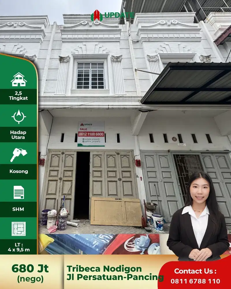 Rumah Daerah Pancing Komplek Tribeca Nodigon Jalan Persatuan