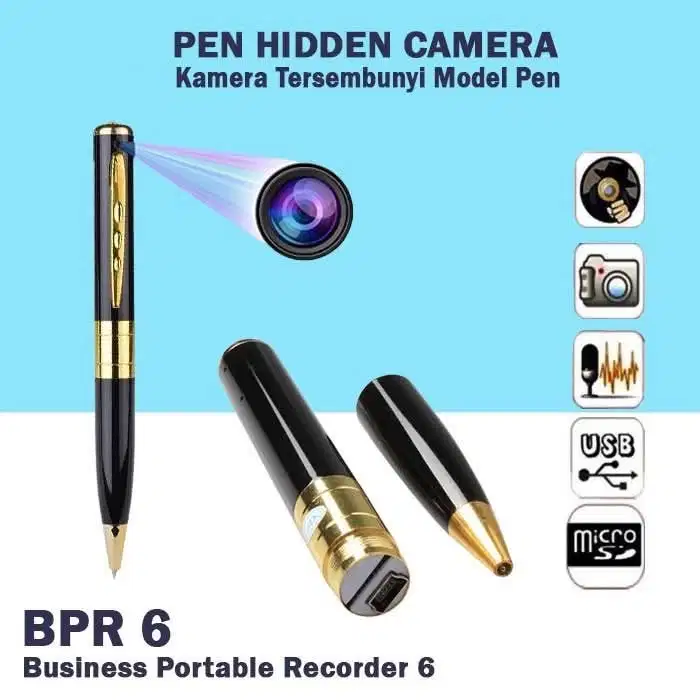 Spy Camera Pen Kamera Tersembunyi Model Pulpen Hidden Spycam Video Cam