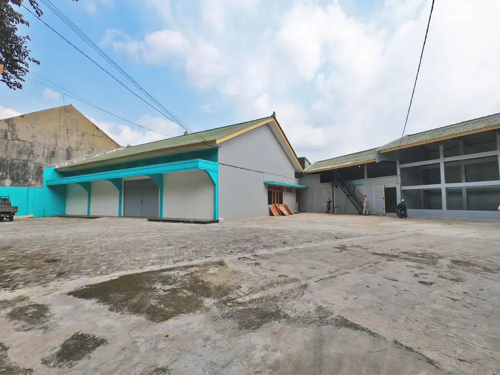 Dijual tanah gudang dekat pinggir jalan utama joglo Jakarta Barat