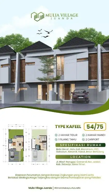 Perumahan Baru  MULYA VILLAGE JUANDA