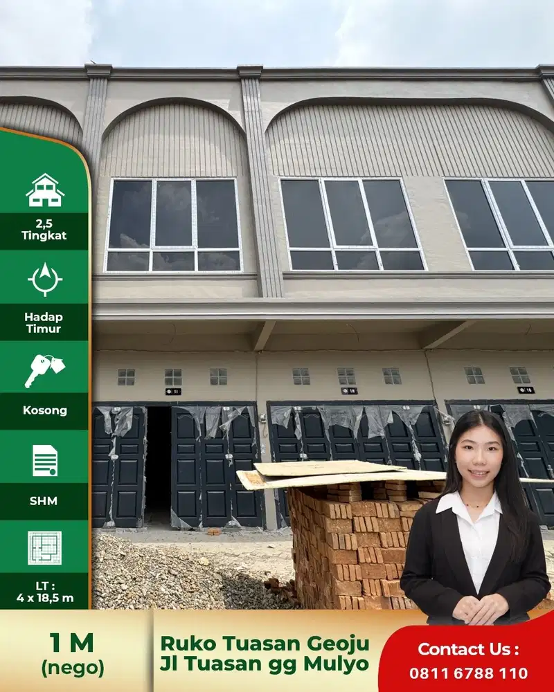 Ruko Daerah Krakatau Harga Dibawah 1M