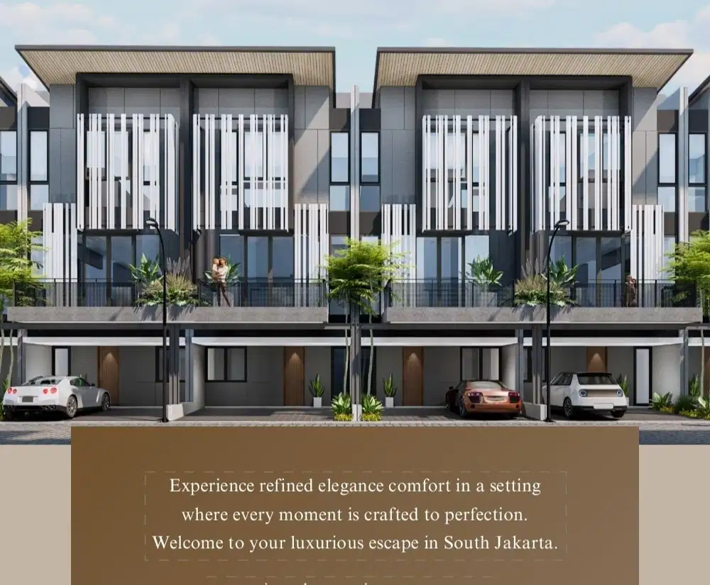 Rumah Modern 3 Lantai+ Rooftop di Jagakarsa Jakarta Selatan