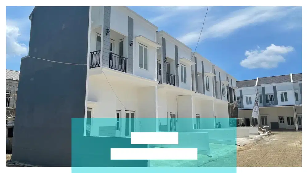 Rumah 2 lantai Type 65/60 free smart door  dan canopy