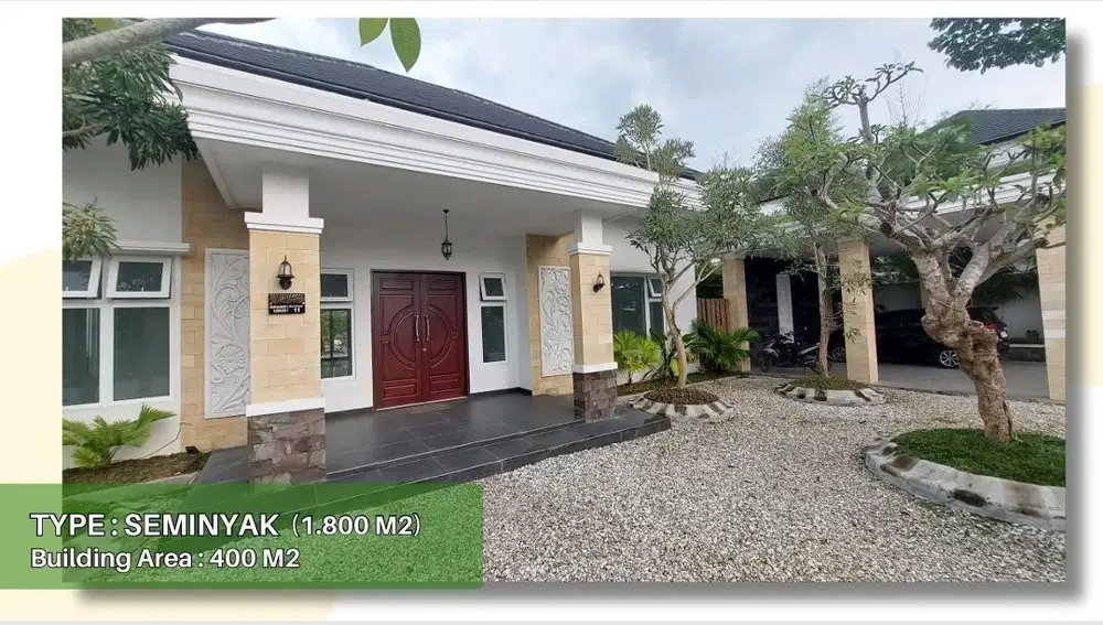 Dijual Rumah Sudut Luas 1800m2 dengan Private Swimming Pool di PKU