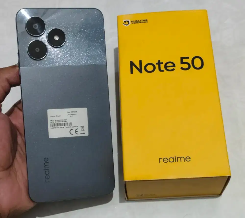 REALME NOTE 50 4/128GB KELENGKAPAN FULSET