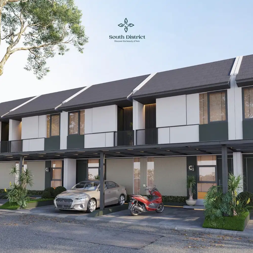 Rumah Industrial Estetik 2 Lantai Lokasi Strategis - Type Ravenna