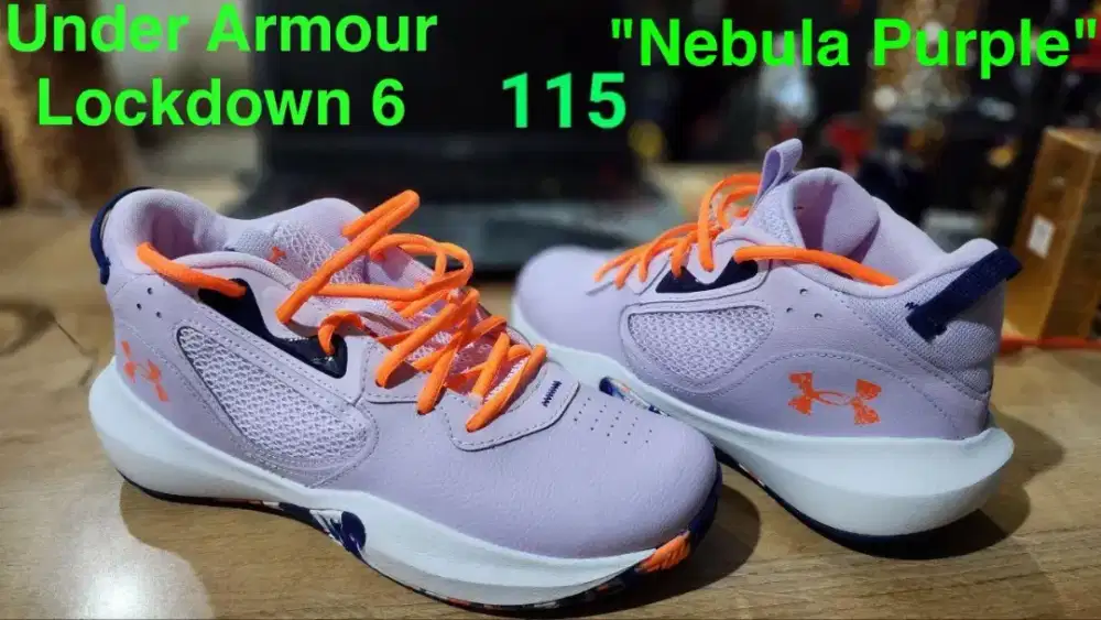 Sepatu Under Armour Lockdown 6 Nebula Purple