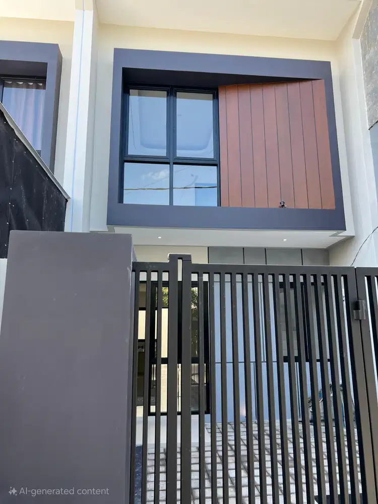 Rumah New Modern 2 Lt di Manukan Sby barat 3 KT Siap Huni SHM murah