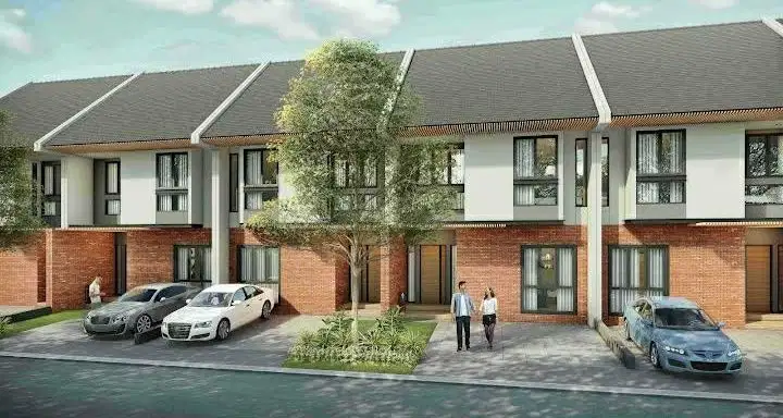 Rumah 2 lantai di lingkungan asri