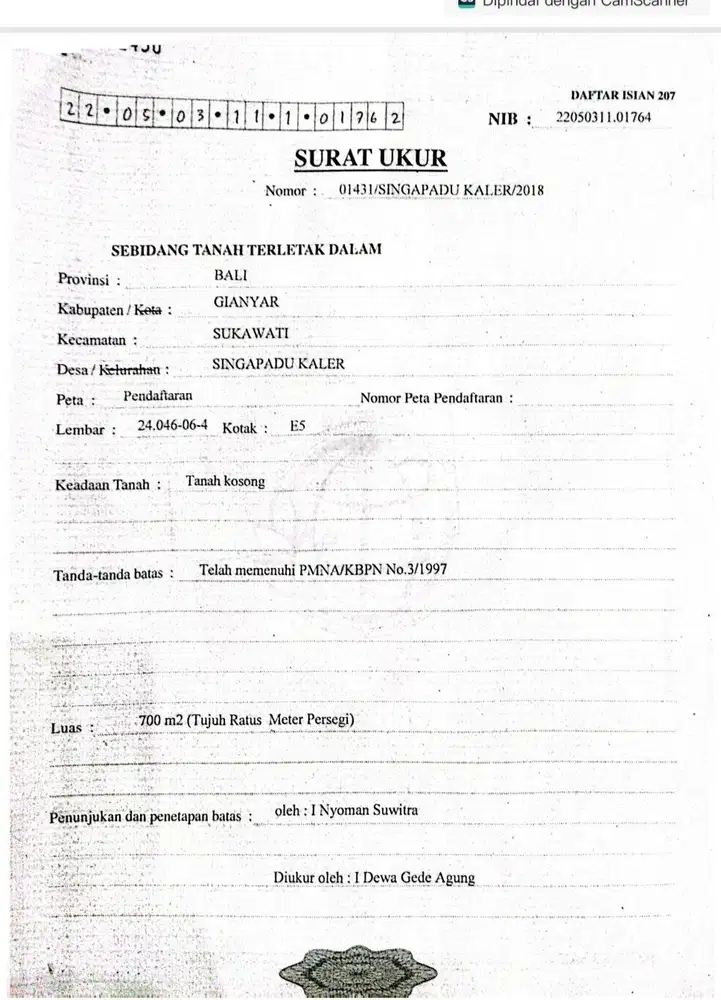 Dijual Tanah Pinggir Jln. Utama Ubud 700 m2 Cocok Usaha dan Vill - Thumbnail 7