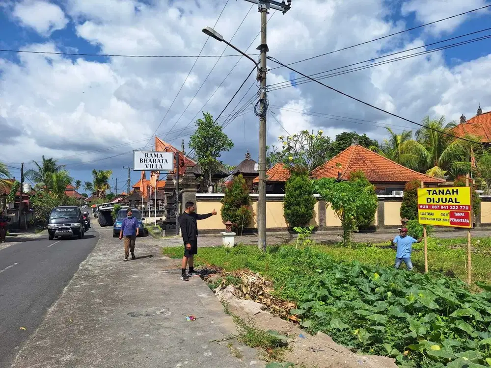 Dijual Tanah Pinggir Jln. Utama Ubud 700 m2 Cocok Usaha dan Vill - Thumbnail 4